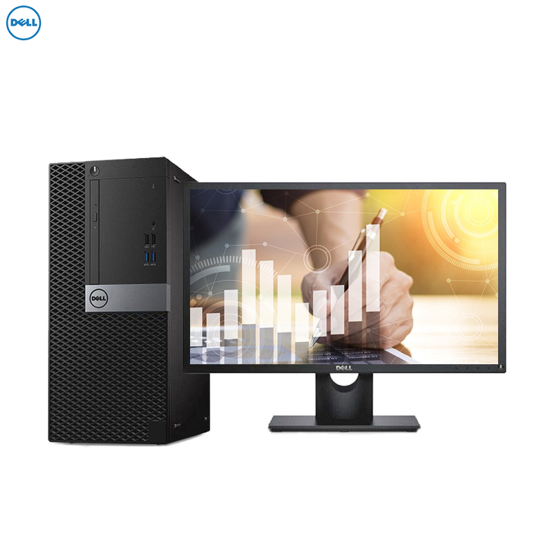 戴尔(DELL)商用Optiplex3050MT台式电脑 18.5英寸显示器(i5-6500 4GB 1TB 刻录)