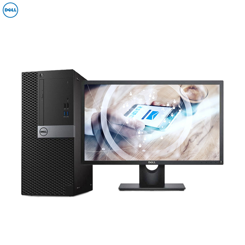 戴尔(DELL)商用Optiplex3050MT 台式电脑 21.5英寸显示器（i5 4GB 1T+128G固 刻录)高清大图