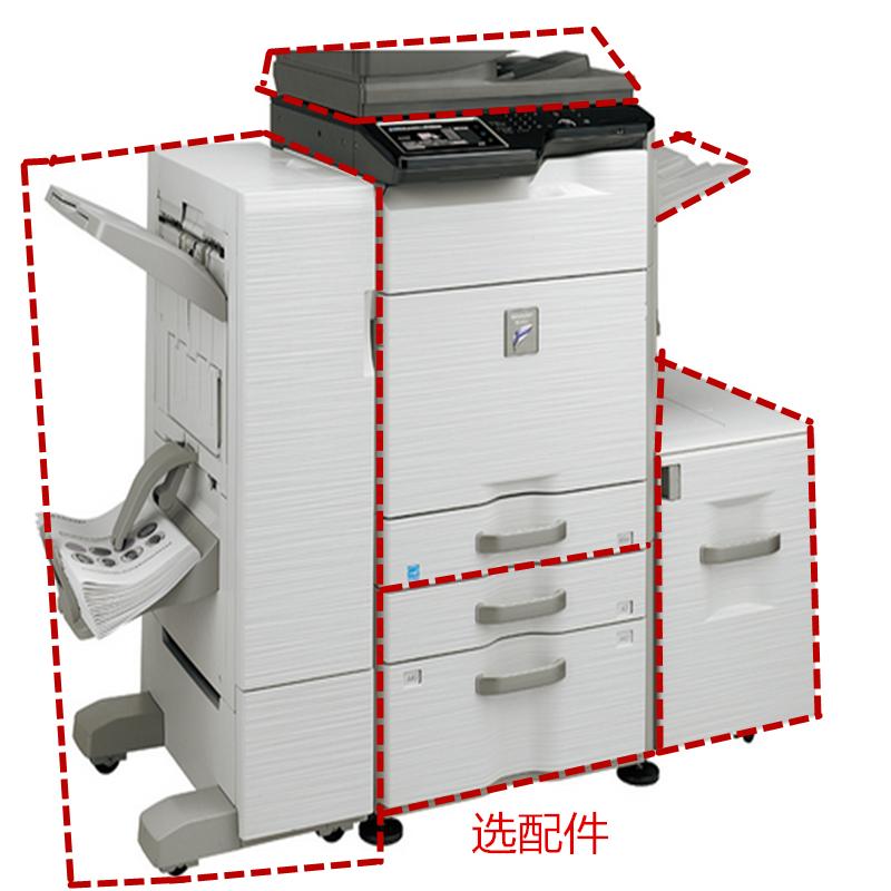 夏普(SHARP)MX-3658N A3黑白数码复印机复合机 标配 双面器 双面输稿器 单纸盒