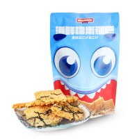 水军锅巴手工海鲜糯米锅巴蟹香蛋黄锅巴休闲零食网红零食小吃138g