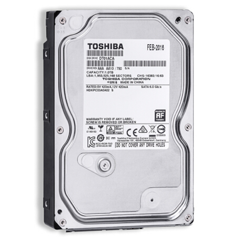 东芝toshiba3tb7200转64msata3台式机硬盘dt01aca300