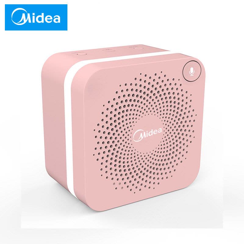 美的(Midea)糖果盒 智能音箱 语音盒 音乐盒 家电互联 蓝牙WIFI音箱 儿童电教 故事机粉色图片