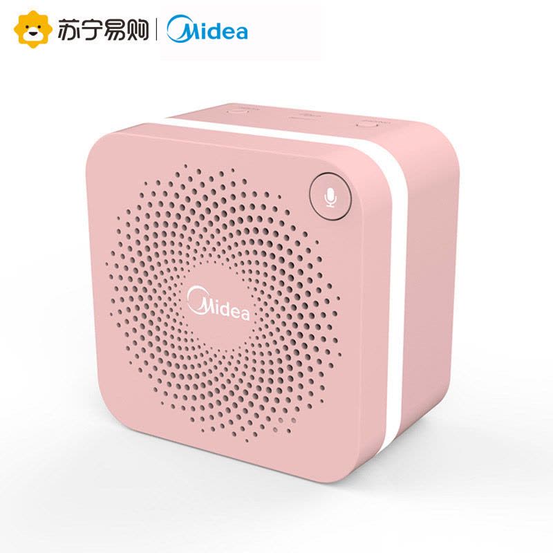 美的(Midea)糖果盒 智能音箱 语音盒 音乐盒 家电互联 蓝牙WIFI音箱 儿童电教 故事机粉色图片