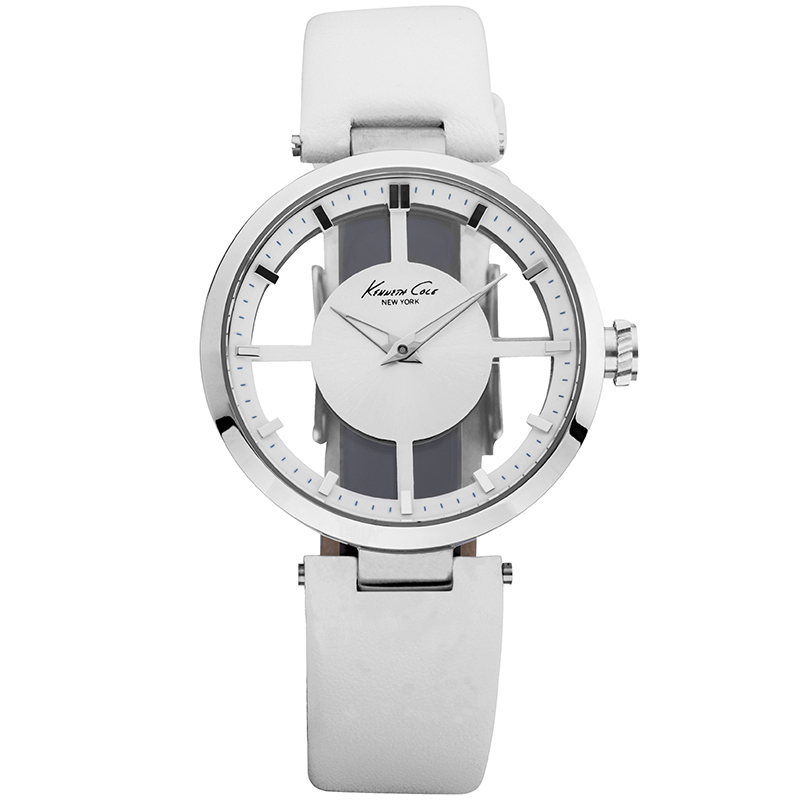 KennethCole/凯尼斯.克尔女士皮带石英表时尚透视女表正品KC手表KC2609
