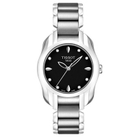 天梭(TISSOT) 海浪系列 时尚简约女士手表 圆表盘款