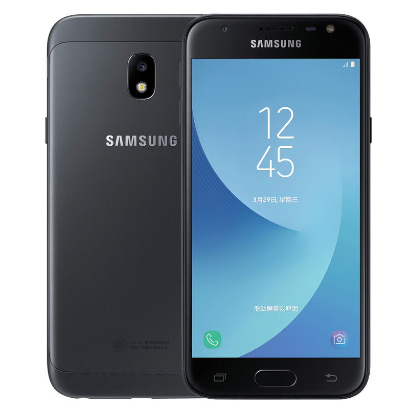 SAMSUNG/三星 Galaxy J3 2017版（J3308）3+32G 雪夜黑 移动优先4G版手机