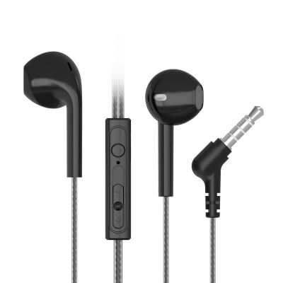 BYZ SE387重低音电脑苹果手机通用有线控入耳式运动耳塞式带麦耳机 黑色