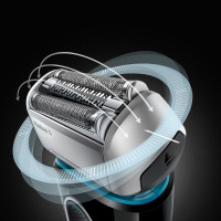 博朗(BRAUN)电动剃须刀5197cc 三刀头 充电式 干湿两用 8方向灵动贴面 刮胡刀