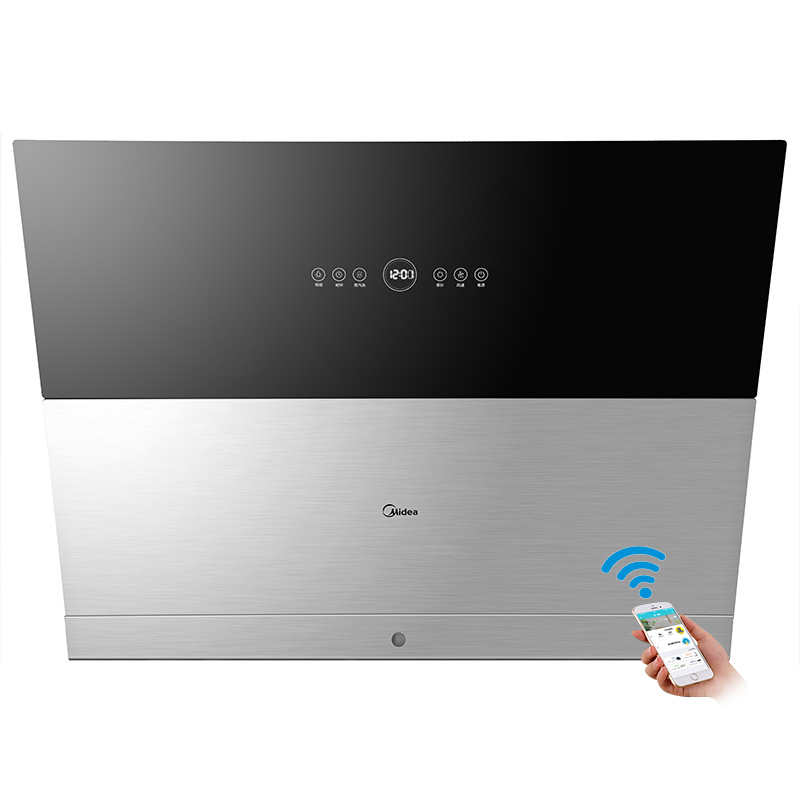 美的(Midea)油烟机CXW-260-TJ9053-GR触控式20立方蒸汽洗
