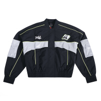 李宁 女式 休闲简约舒适拉链开衫夹克