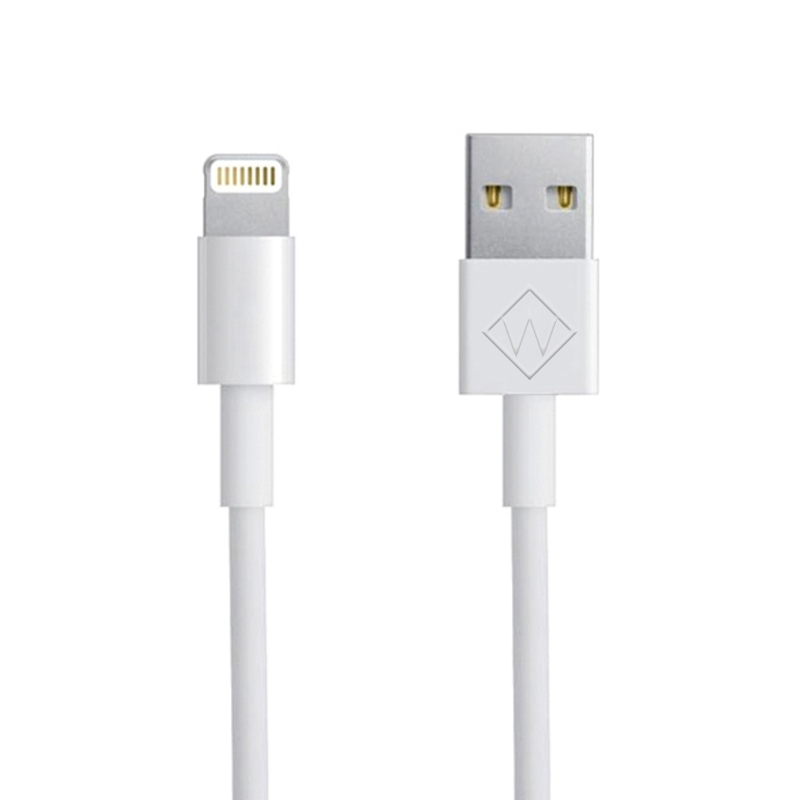 万茂 Onemall 苹果数据线 Iphone充电线 Apple Lightning 2A快充苹果数据线 1米 白色