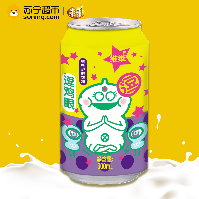 维维核桃豆奶饮料300ml*15高清大图