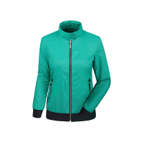 赛琪女款薄梭织茄克休闲外套长袖开衫休闲单衣透气运动风衣214004