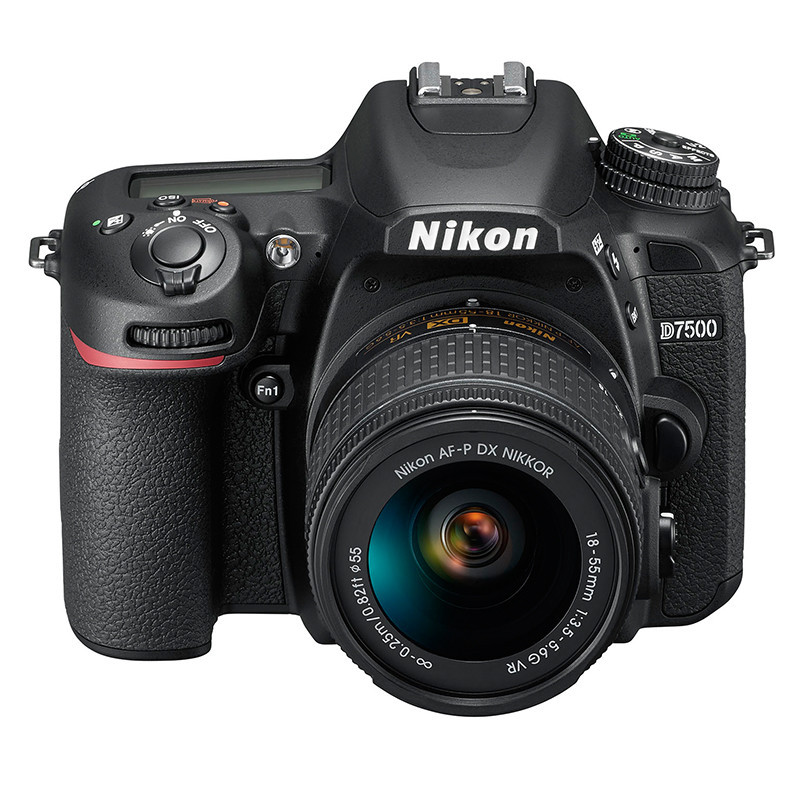 尼康(Nikon)D7500(18-55mm )中高级数码单反相机单镜头套机 约2088万有效像素 可旋转触摸屏