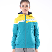 SAIQI赛琪外套新款连帽拉链皮肤女防晒衣品牌修身两面穿运动风衣214510