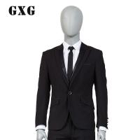 GXG西装男装[品尚] 秋季男士时尚休闲经典西服黑色西服99113306/B05-03-B4