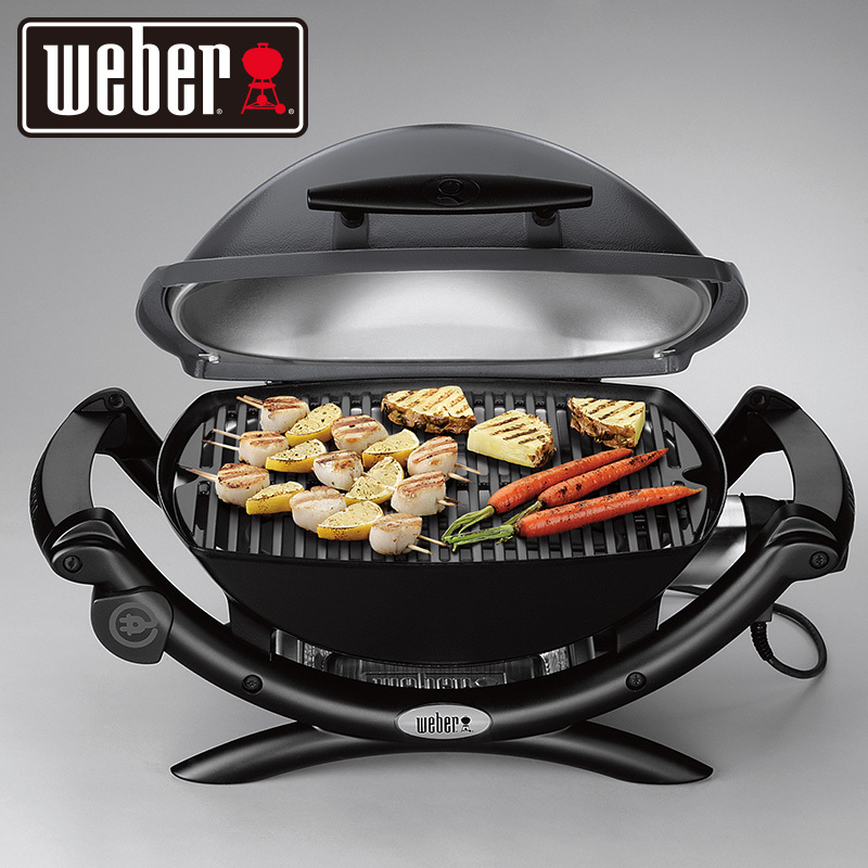 weber/威焙Q系列Q1400 电焖烤炉烤肉烤虾美食烹饪家用美国大牌