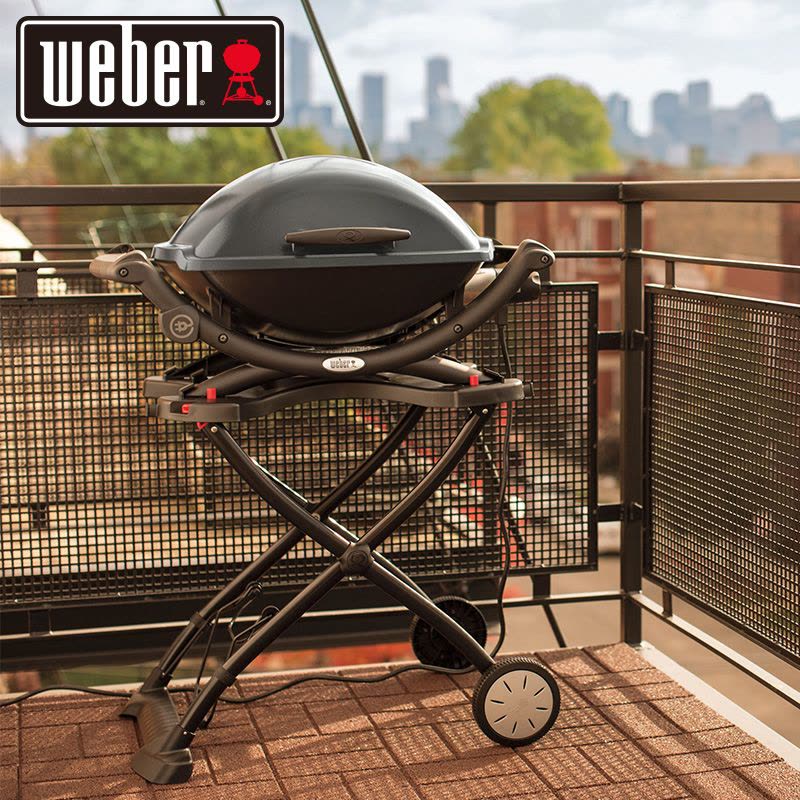weber/威焙Q系列Q1400 电焖烤炉烤肉烤虾美食烹饪家用美国大牌图片