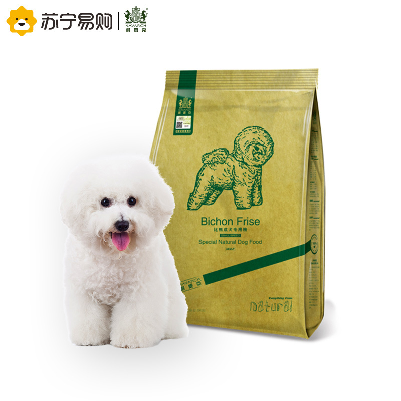 【苏宁超市】耐威克 比熊成犬专用狗粮 2.5kg