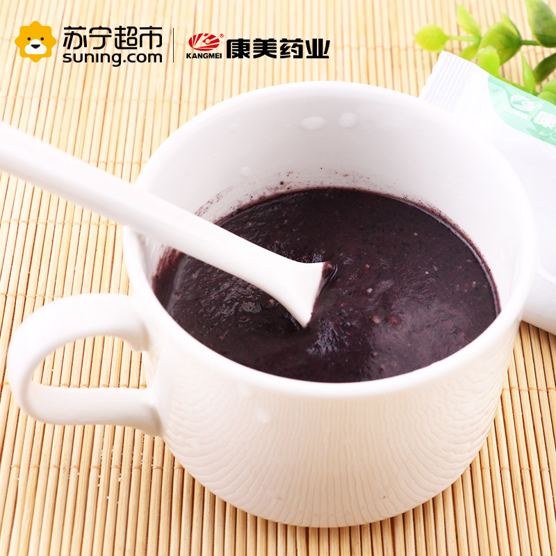 康美(KANGMEI) 紫米黑芝麻板栗粉五谷杂粮 营养代餐粉早餐粉 20条小袋装 即时冲饮