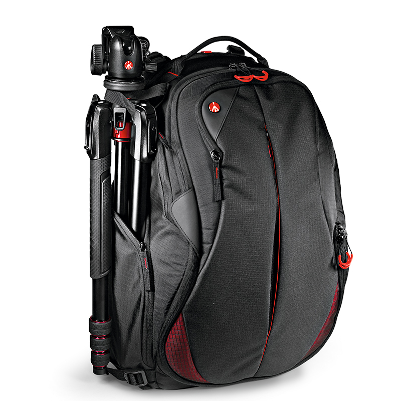曼富图(MANFROTTO)MB-PL-B-230 大黄蜂-230双肩式背包单反相机包摄像机包数码相机包 黑色