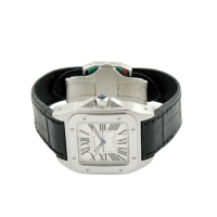 卡地亚(Cartier)手表桑托斯系列机械男表 W20106X8