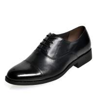 金猴男鞋 07三接头皮鞋 男士商务正装三接头军鞋 男皮鞋低帮系带皮鞋 WX603