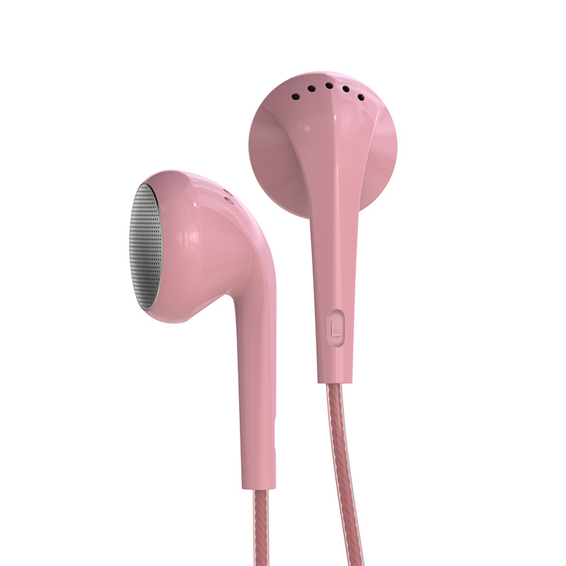 BYZ SE392耳机入耳式耳塞式苹果oppo华为小米vivo魅族手机通用有线控 粉红色