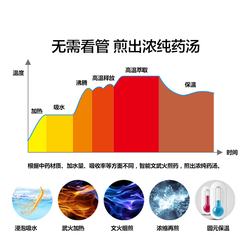 万利达(malata)煎药壶全自动分体式电子药煲陶瓷中药锅砂锅电熬药罐煮炖机WLD-YH251