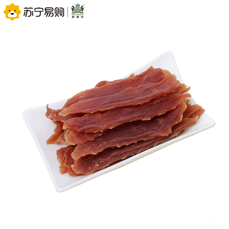 [苏宁超市]耐威克 狗零食 烘干精品鸭小胸肉350g