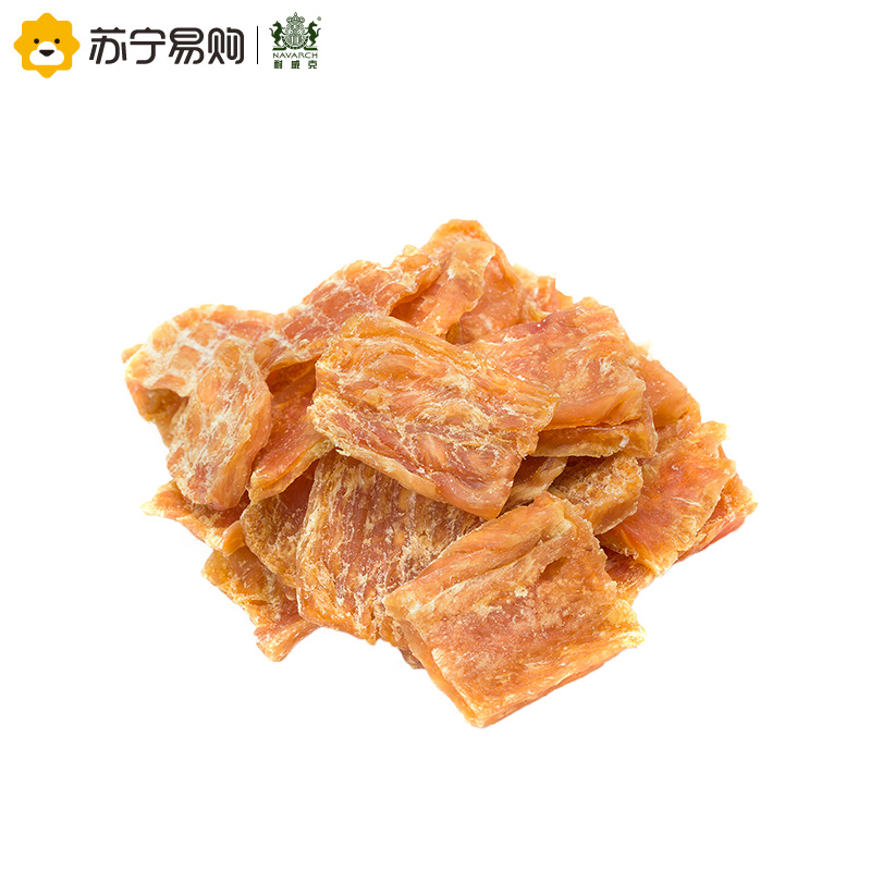 [苏宁超市]耐威克 通用宠物狗零食 纯鸡肉干100g