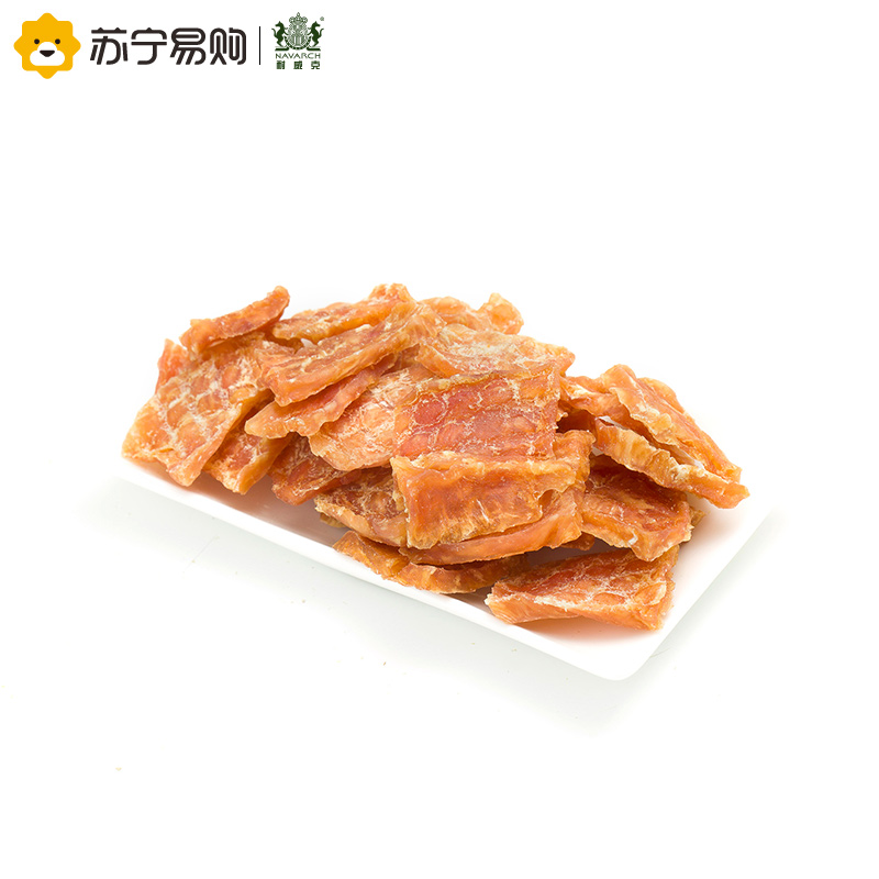 [苏宁超市]耐威克 通用宠物狗零食 纯鸡肉干100g