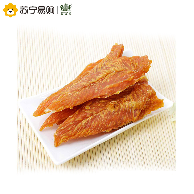 [苏宁超市]耐威克 狗零食 烘干精品鸡小胸肉350g