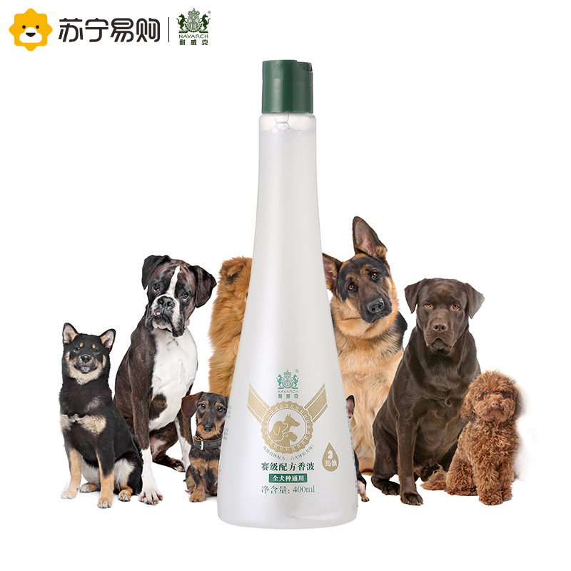 [苏宁超市]耐威克 全犬种通用马油香波400ml高清大图