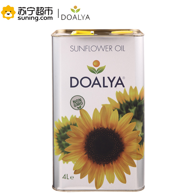 多丽雅(DOALYA)土耳其 进口初榨葵花籽油 4L