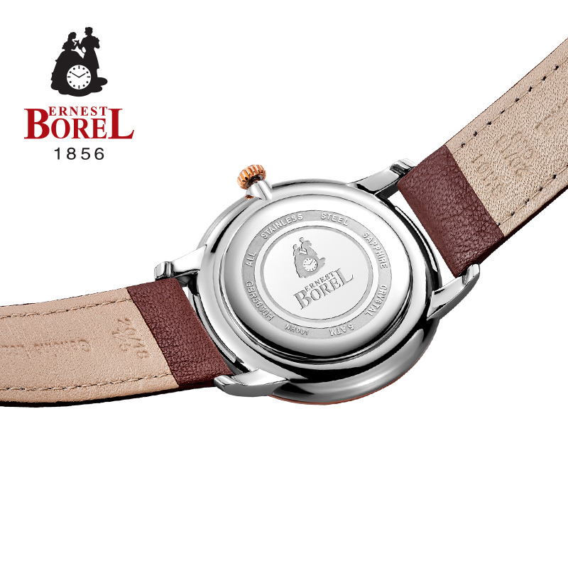 依波路Ernest Borel雅丽系列石英男表GBR5650H-03191BR
