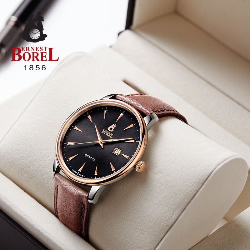 依波路Ernest Borel雅丽系列石英男表GBR5650H-03191BR