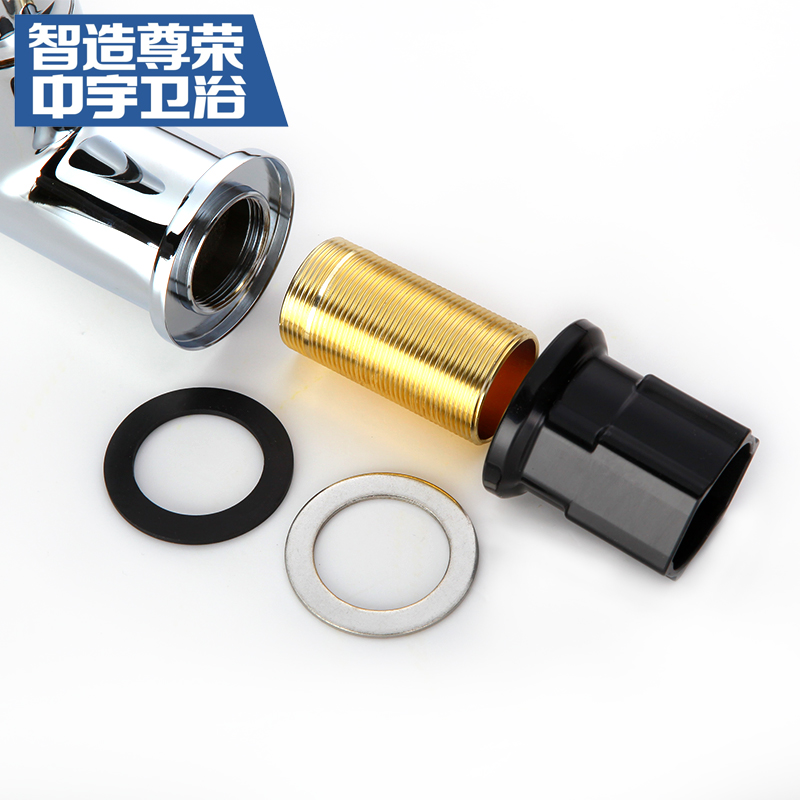 【苏宁自营】中宇(JOYOU中宇龙头精铜可旋转冷热水龙头厨房水槽菜盆龙头WJY00105高清大图