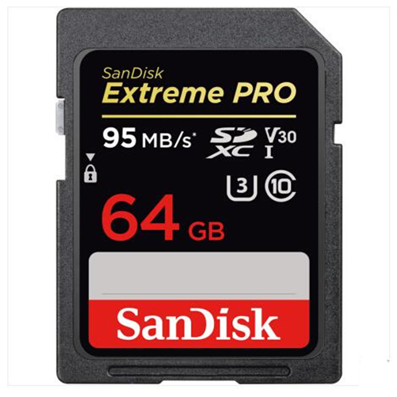 闪迪(SanDisk)至尊超极速SDHC UHS-I存储卡 V30 U3 Class10 SD卡 64G