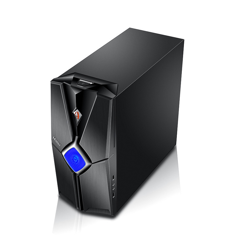 海尔(Haier)轰天雷 V8游戏台式电脑主机(i5-7400 8GB 1TB GT1030 2G独显 正版WIN10 游戏无压力)