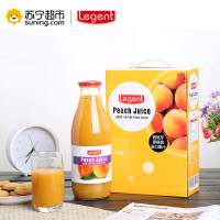 良珍(Legent)桃汁 西班牙进口黄桃汁 大瓶装饮品饮料 1L×2/礼盒装 送礼饮料