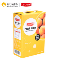 良珍(Legent)桃汁 西班牙进口黄桃汁 大瓶装饮品饮料 1L×2/礼盒装 送礼饮料