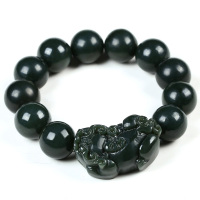 天然和田青玉貔貅男款手链