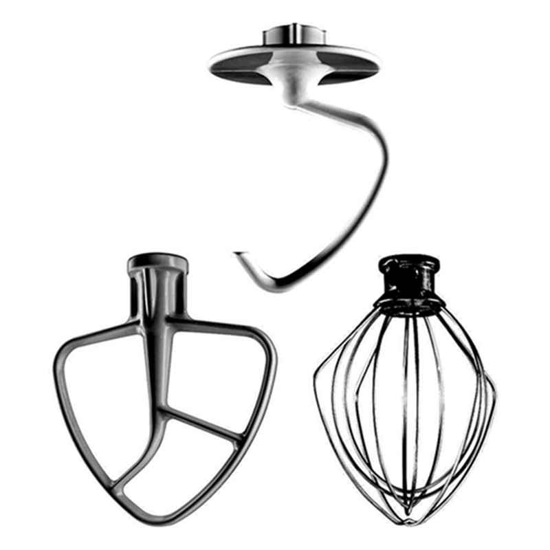 凯膳怡(KitchenAid)5KSM150PSCAC料理机家用4.8升全自动厨师机和面揉面打蛋搅拌机 杏仁白原装进口