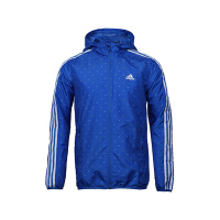 Adidas阿迪达斯NEO男装2017春新款防风条纹运动夹克外套 BP6315