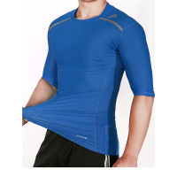 adidas/阿迪达斯 短袖 男子运动紧身衣透气速干T恤AY3671
