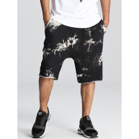 MIRACLE KILL2017春夏新款暗黑风毛边宽松运动五分短裤