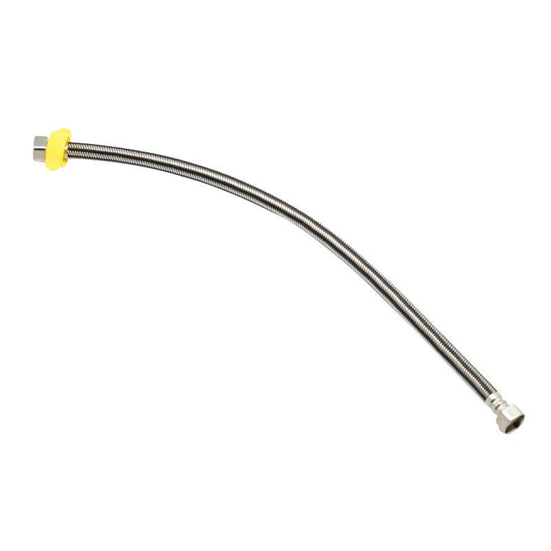 热恋(lovelink) 电热水龙头 配件 进水软管50CM 304不锈钢黑色尼龙丝混编 国标4分软管