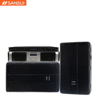Sansui/山水 KTV卡拉OK家庭套装 无损无源对箱音箱KTV套装版卡包重低音炮音响 12吋套装音箱