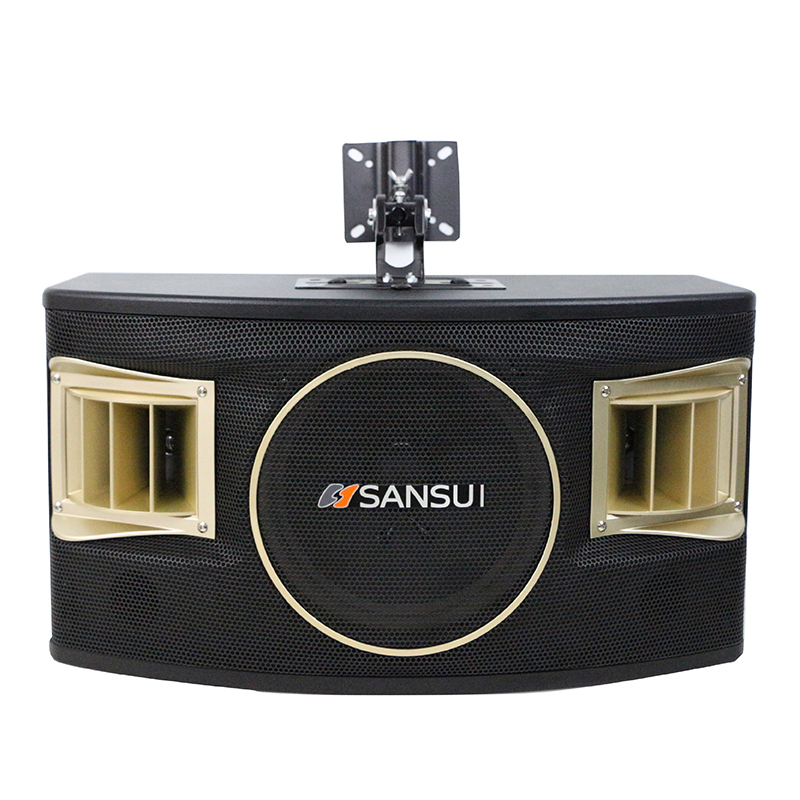SanSui/山水 SP2-11卡包音响家庭KTV卡拉OK套装音箱 电脑可用音响低音炮 SP2-11 卡包音箱